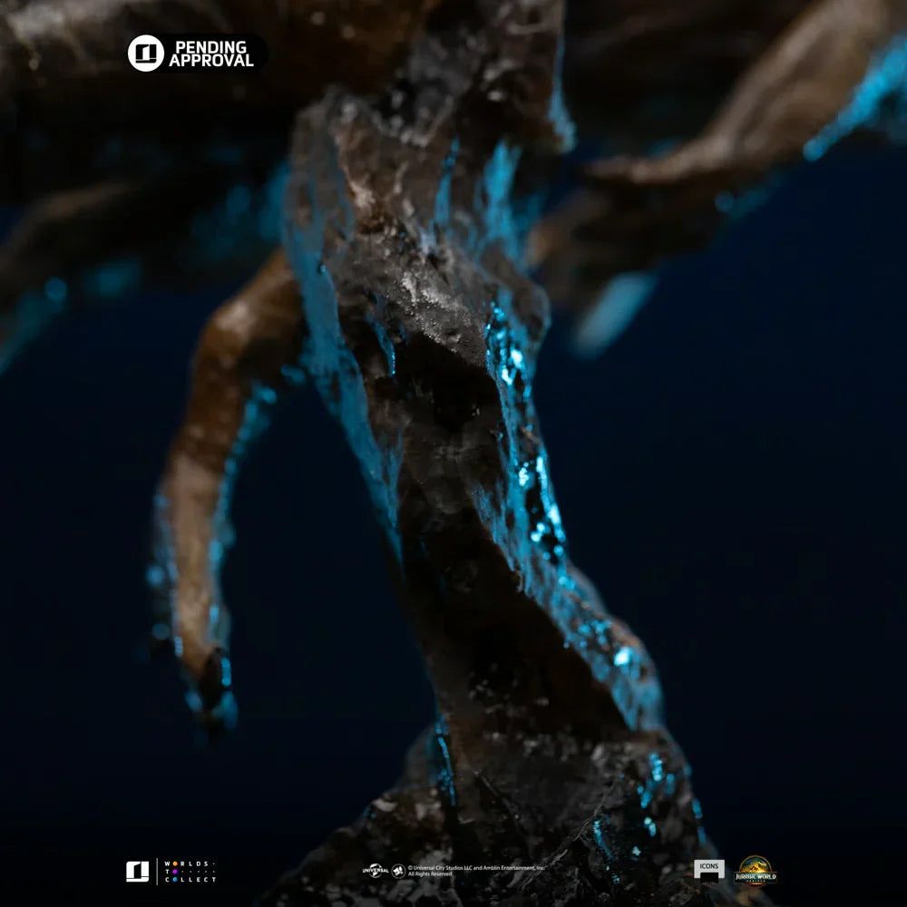 Parque Jurásico - Estatua de iconos del Spinosaurus