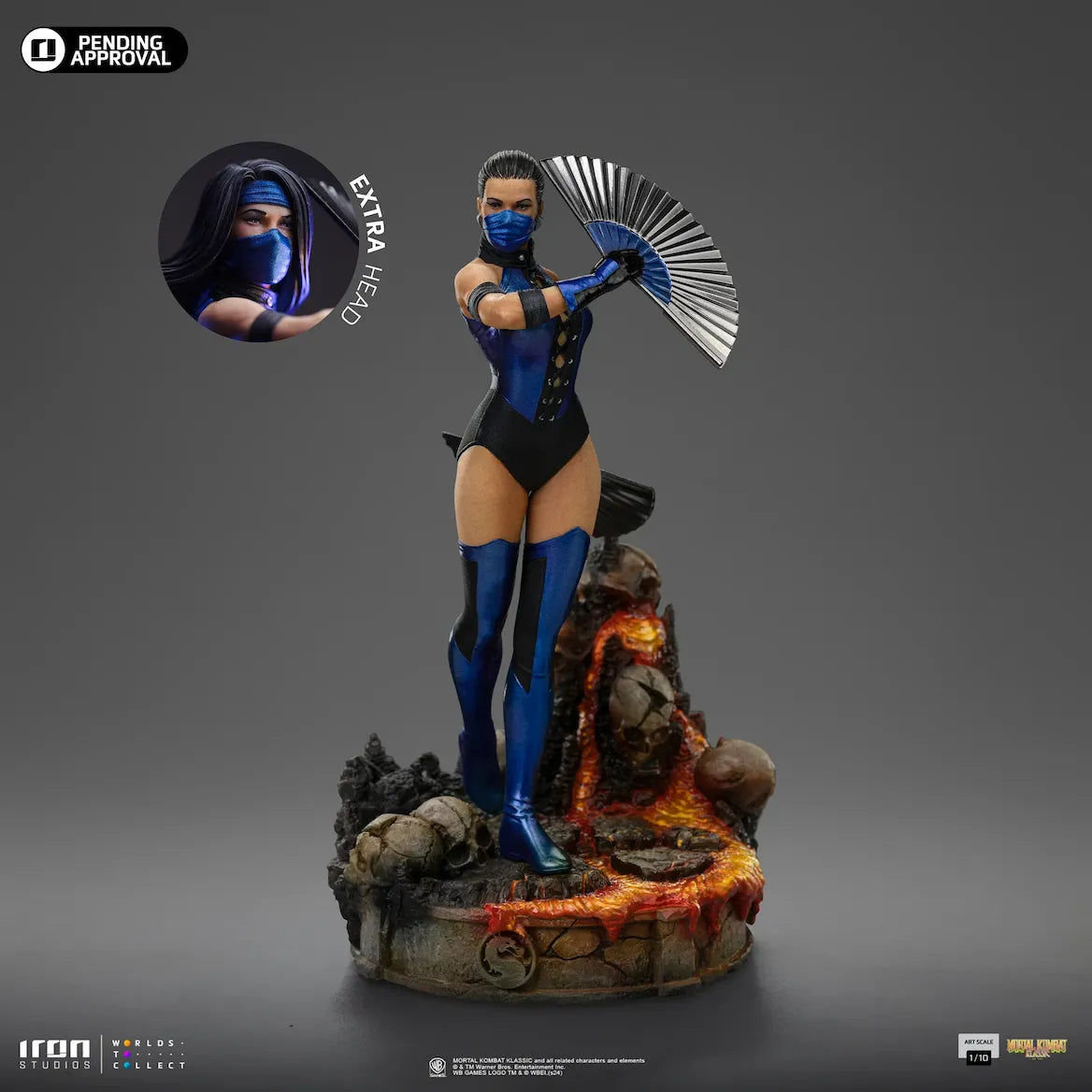 IRO59402 Mortal Kombat - Kitana 1:10 Scale Statue - Iron Studios - Titan Pop Culture
