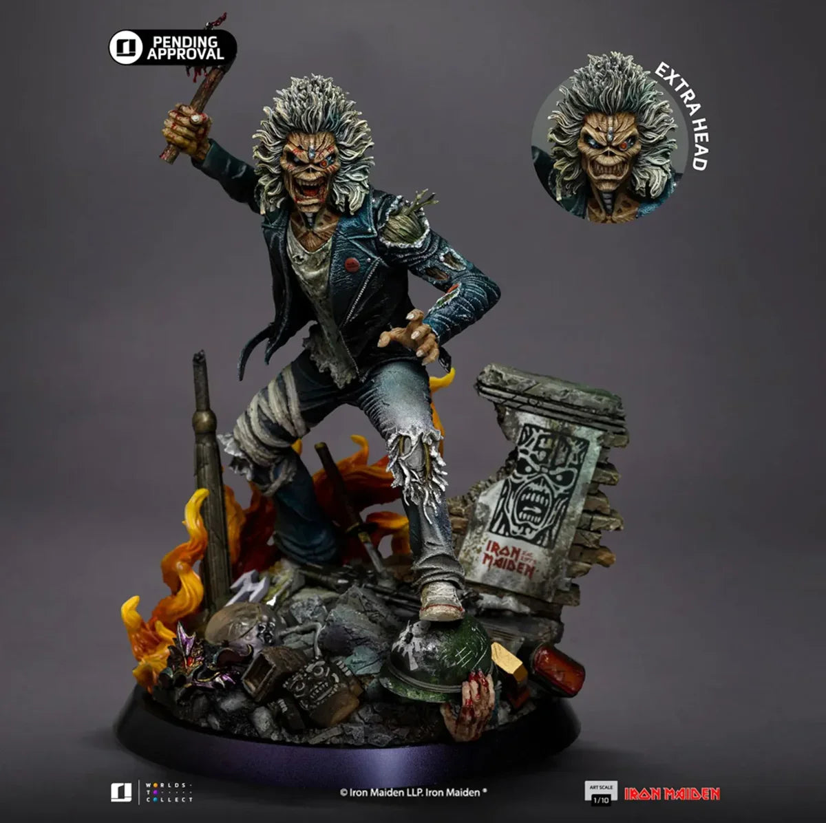 Iron Maiden - Eddie 50th Anniversary 1:10 Scale Statue