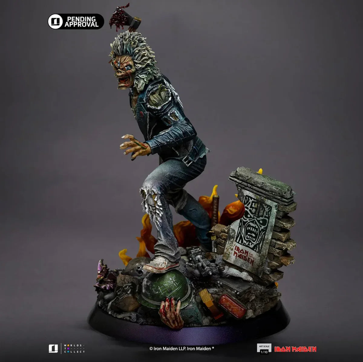 Iron Maiden - Eddie 50th Anniversary 1:10 Scale Statue