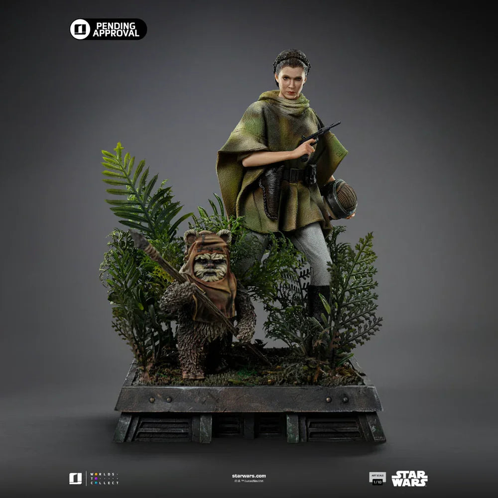 Star Wars - Leia and Wicket 1:10 Scale Statue