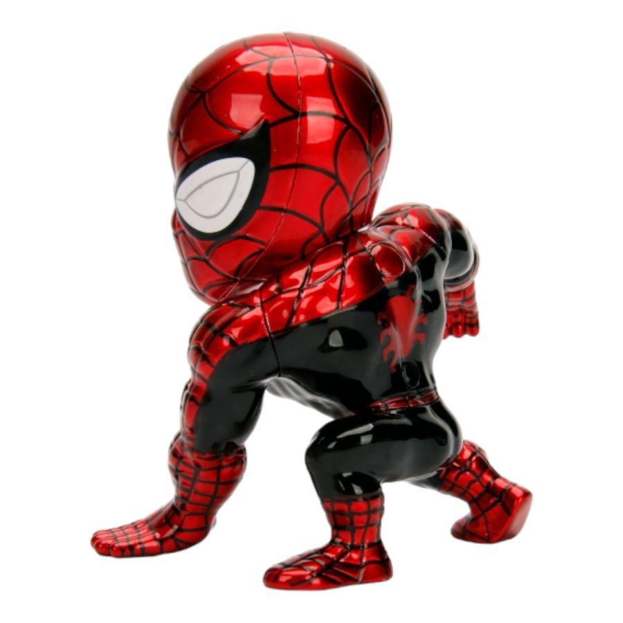 JAD30335 Spider-Man (comics) - Spider-Man Red / Black 4" Metals - Jada Toys - Titan Pop Culture