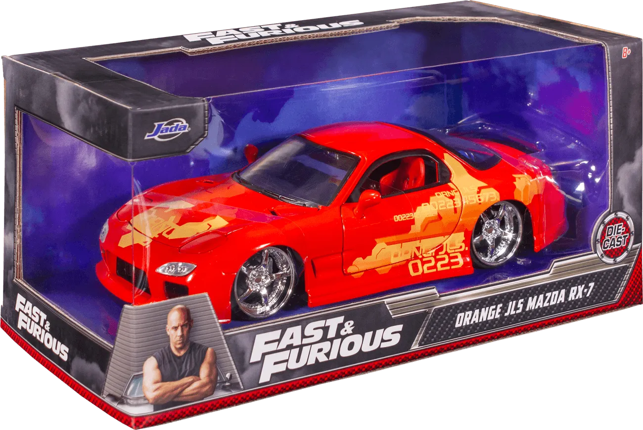 JAD30747 Fast and Furious - '93 Mazda RX-7 1:24 Scale Hollywood Ride - Jada Toys - Titan Pop Culture