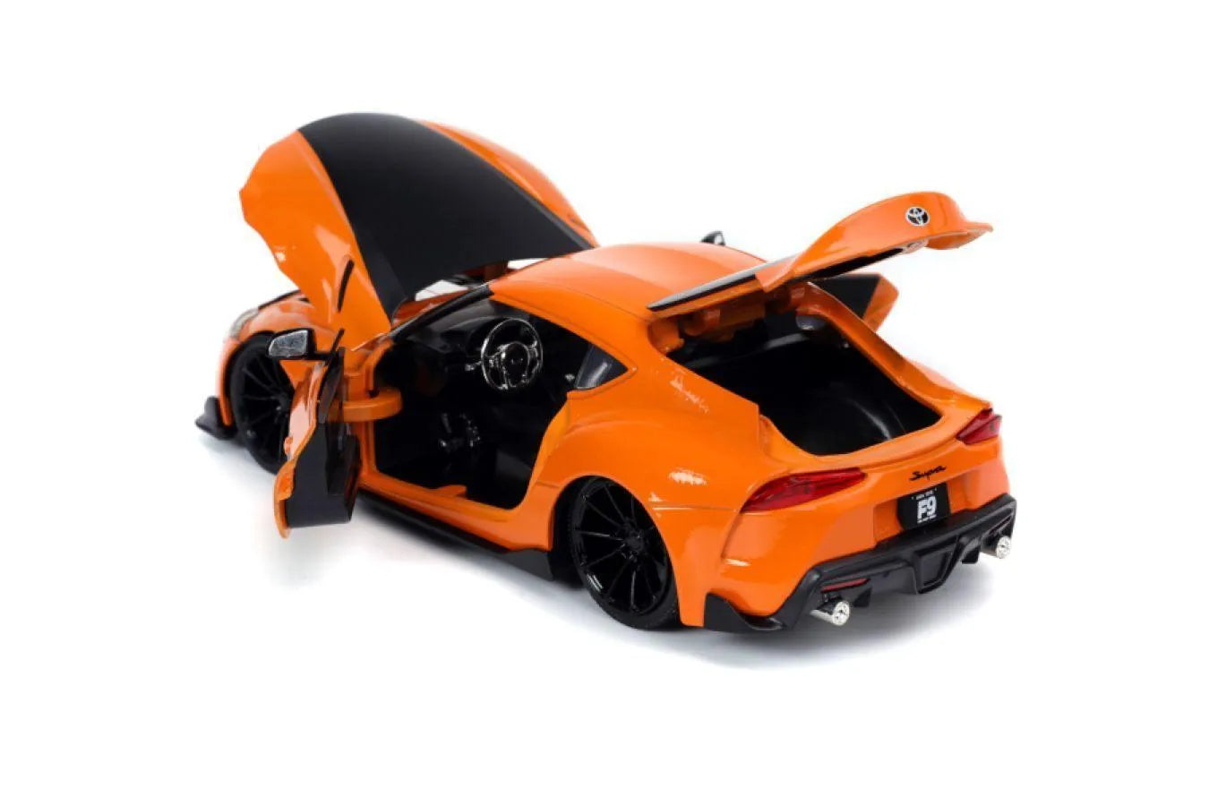 JAD32097 Fast and Furious 9: The Fast Saga - 2020 Toyota Supra Metallic Orange 1:24 Scale Hollywood Ride - Jada Toys - Titan Pop Culture