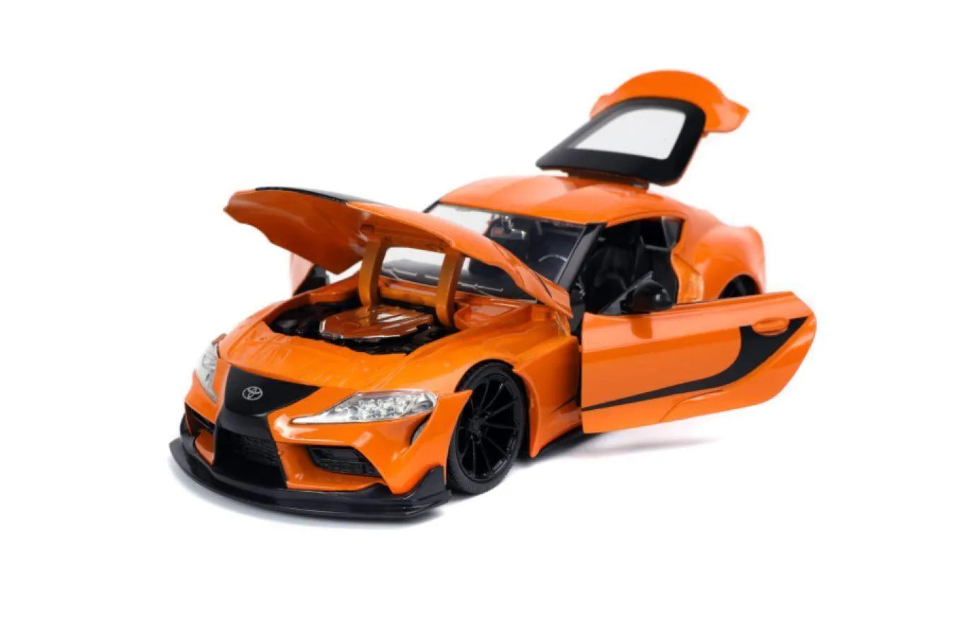 JAD32097 Fast and Furious 9: The Fast Saga - 2020 Toyota Supra Metallic Orange 1:24 Scale Hollywood Ride - Jada Toys - Titan Pop Culture