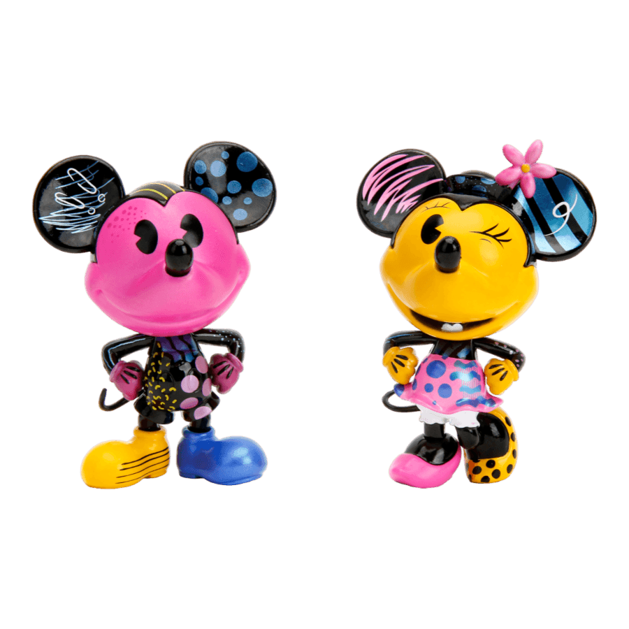 JAD32752 Disney - Mickey & Minnie Next Level Collector 4" MetalFig 2-Pack Set - Jada Toys - Titan Pop Culture
