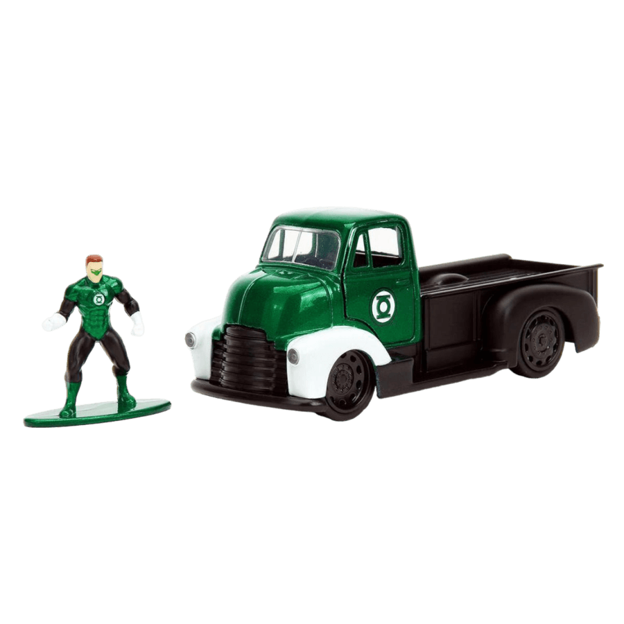 DC - 1952 Chevrolet COE Pickup with Green Lantern 1:32 Scale Diecast Figure Diecast Scale Rides by Jada Toys | Titan Pop Culture