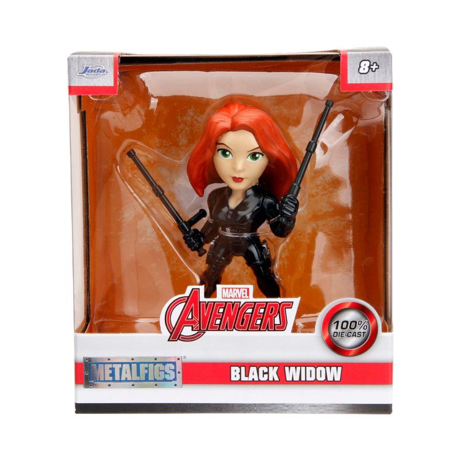 JAD33296 Avengers - Black Widow 4" Diecast MetalFig - Jada Toys - Titan Pop Culture