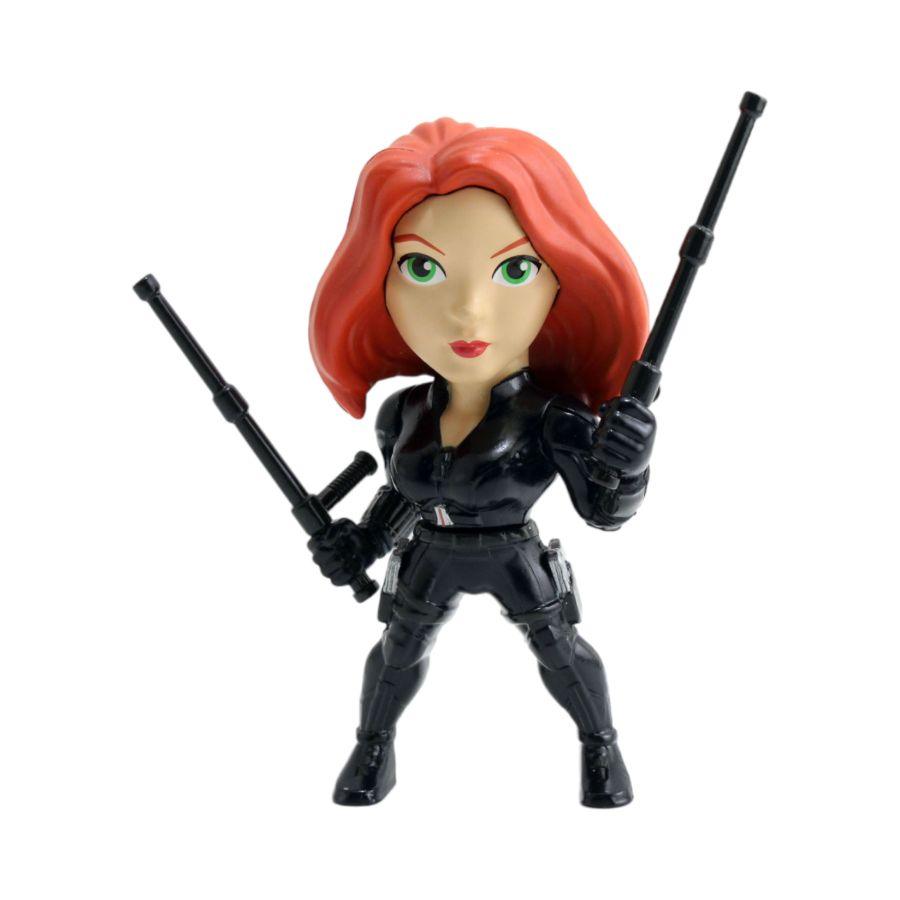 JAD33296 Avengers - Black Widow 4" Diecast MetalFig - Jada Toys - Titan Pop Culture