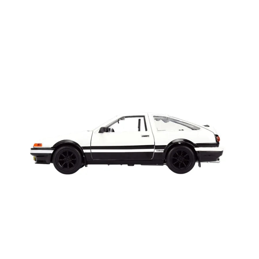 JAD34501 Initial D - 1:24 1986 Toyota Trueno with Takumi - Jada Toys - Titan Pop Culture