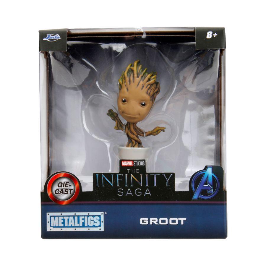 JAD34610 Guardians of the Galaxy - Baby Groot4" Diecast MetalFig - Jada Toys - Titan Pop Culture
