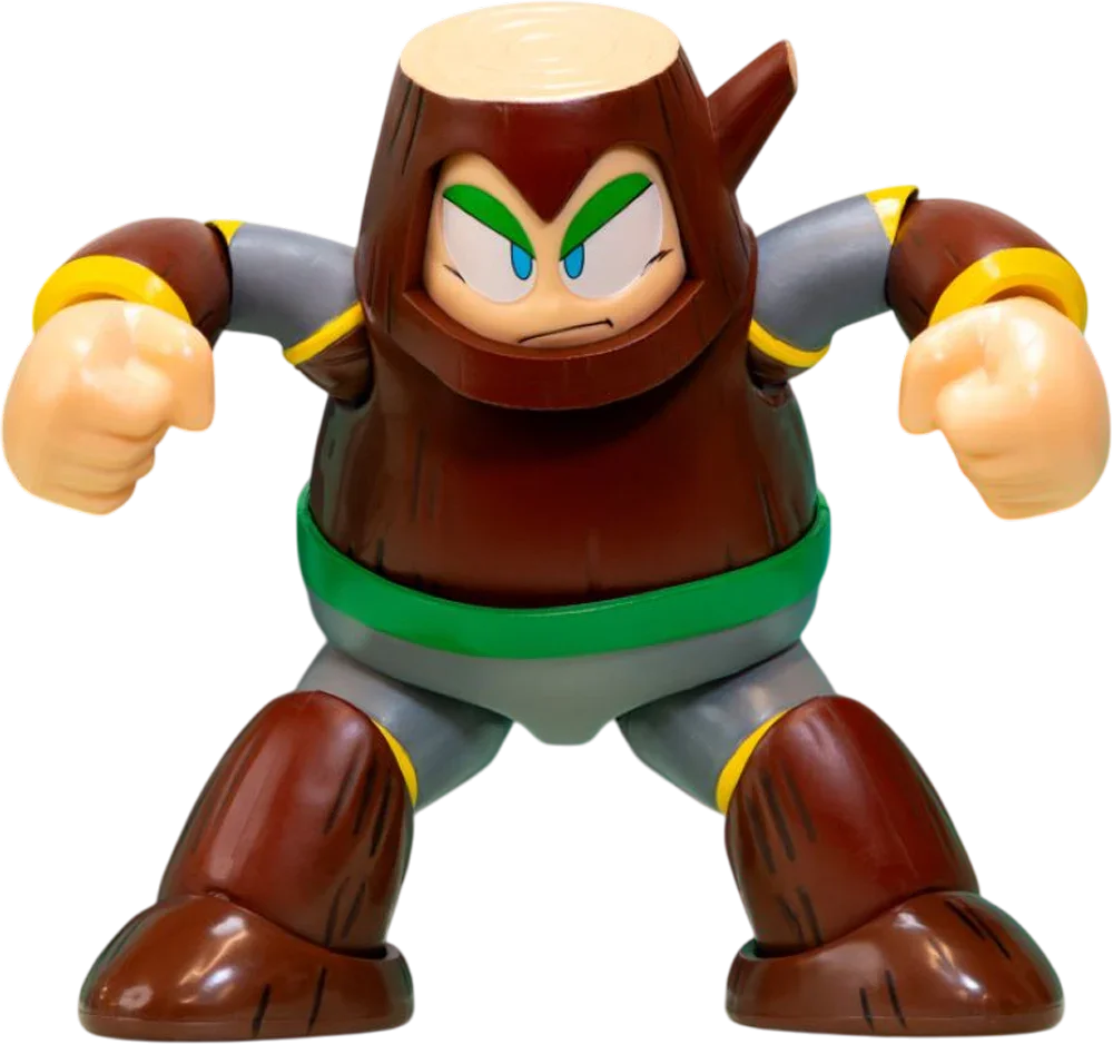 Mega Man - Figura de acción de Wood Man de 4.5"