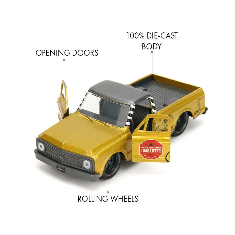 JAD34925 Wall-E - Chevy Cheyenne 1:32 Scale Diecast Vehicle - Jada Toys - Titan Pop Culture