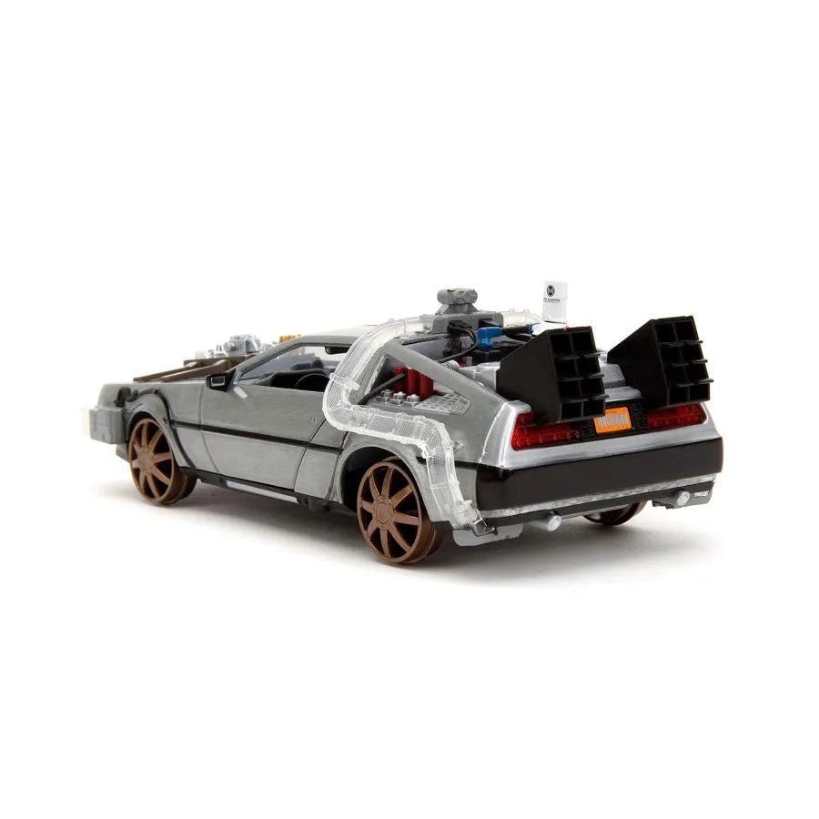 JAD34996 Back to the Future 3 - Delorean 1:24 Diecast Vehicle (with Sound) - Jada Toys - Titan Pop Culture
