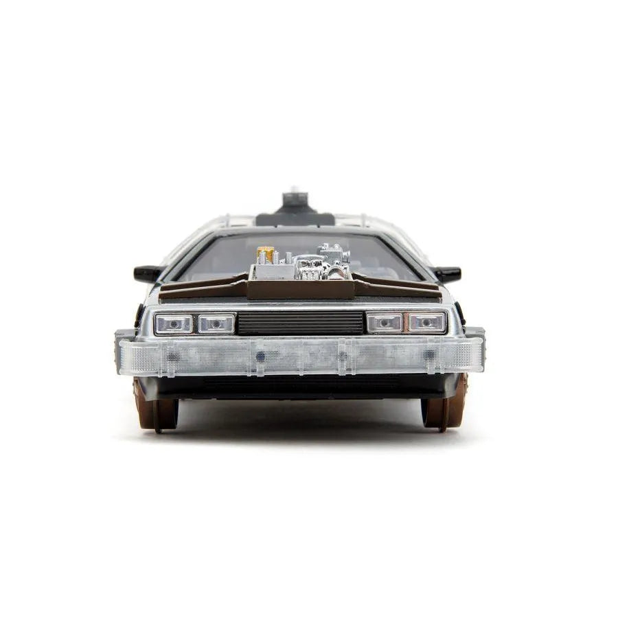 JAD34996 Back to the Future 3 - Delorean 1:24 Diecast Vehicle (with Sound) - Jada Toys - Titan Pop Culture