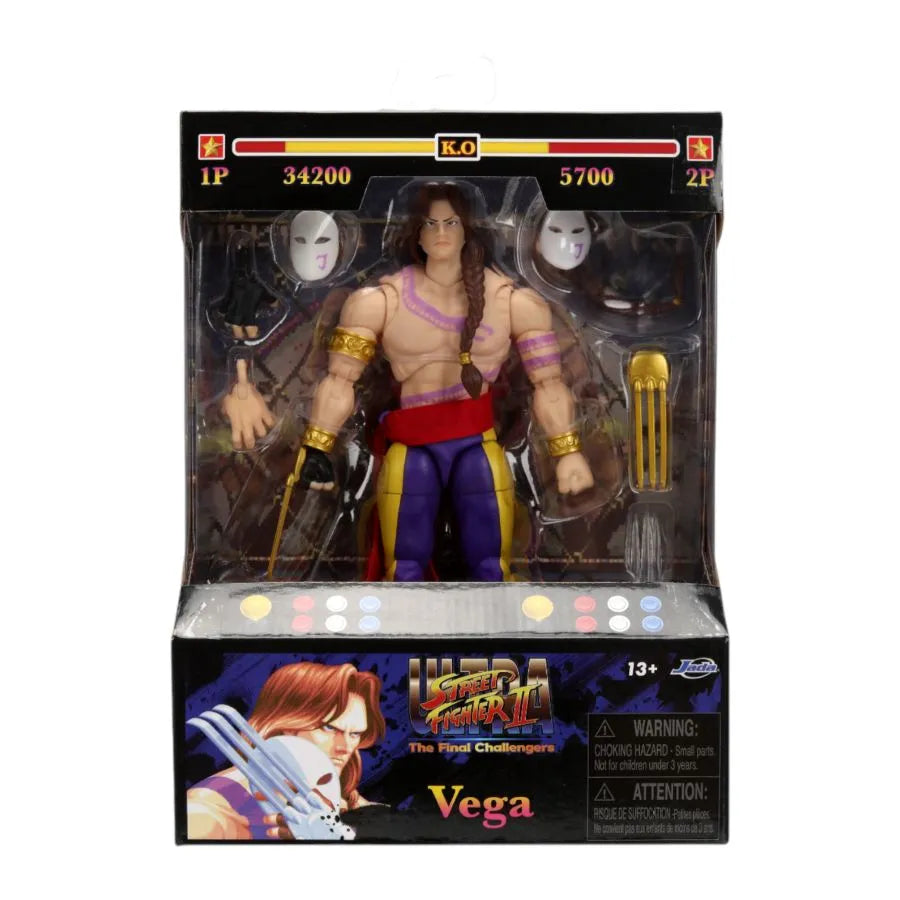 JAD35172 Street Fighter II - 6" Vega Figure - Jada Toys - Titan Pop Culture