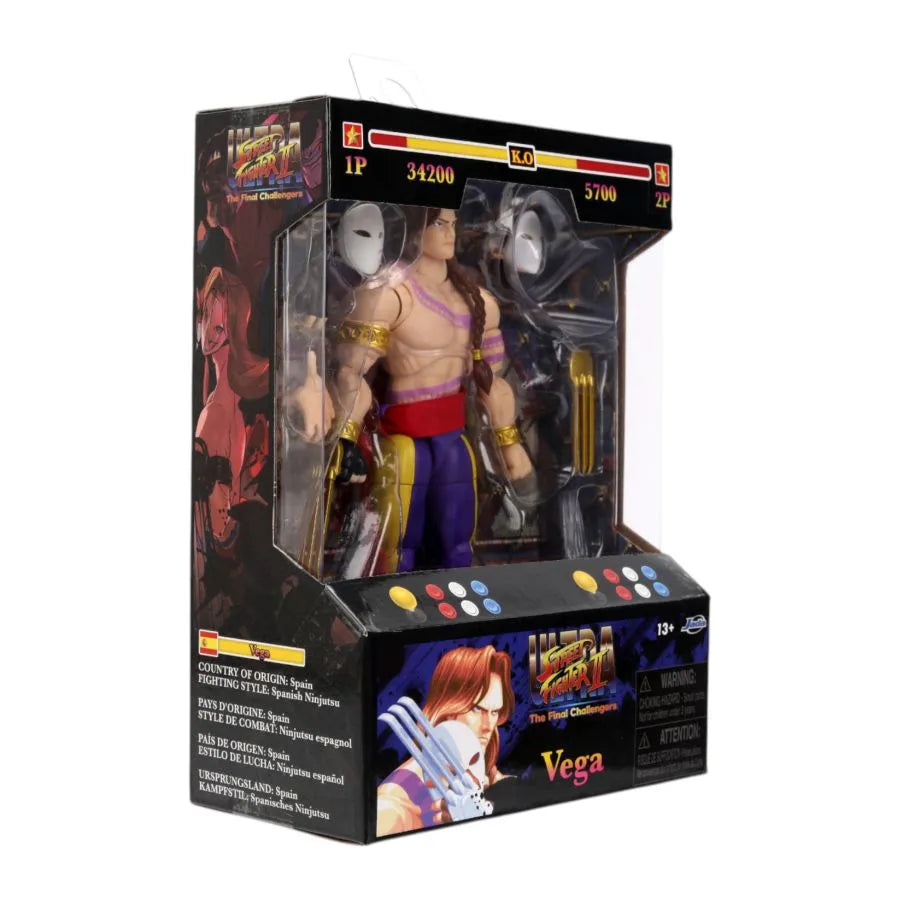 JAD35172 Street Fighter II - 6" Vega Figure - Jada Toys - Titan Pop Culture