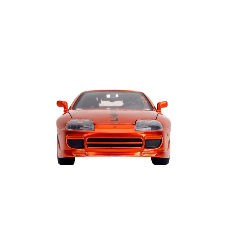 JAD35181 Chainsaw Man - 1:24 1995 Toyota Supra with Chainsaw Man - Jada Toys - Titan Pop Culture