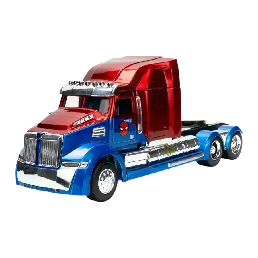 JAD35408 Marvel Comics - Spider-Man Big Rig 1:24 Scale Diecast Vehicle - Jada Toys - Titan Pop Culture