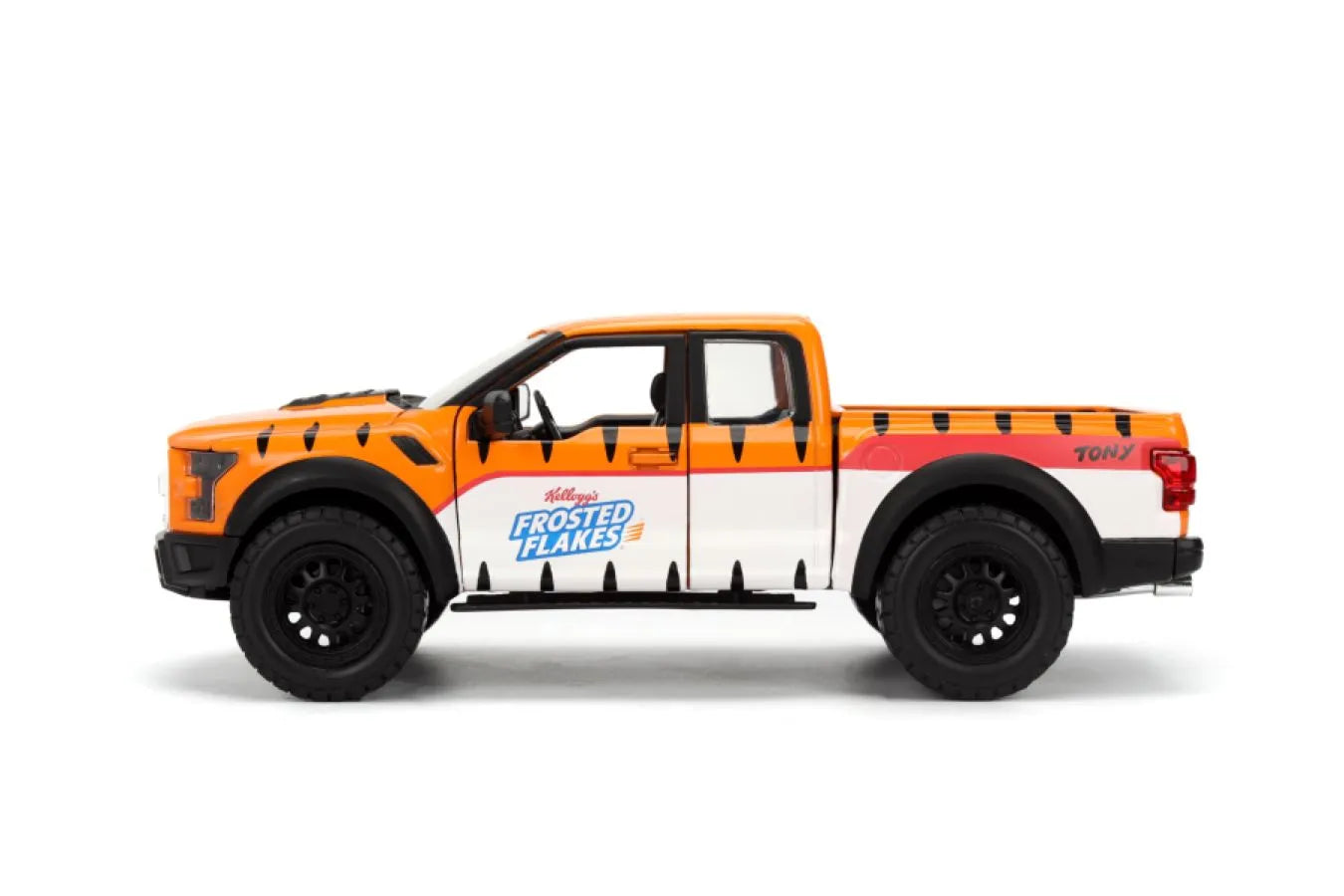 JAD35470 Kellogg's - Ford F150 Raptor 1:24 Scale Diecast Vehicle with Tony the Tiger - Jada Toys - Titan Pop Culture