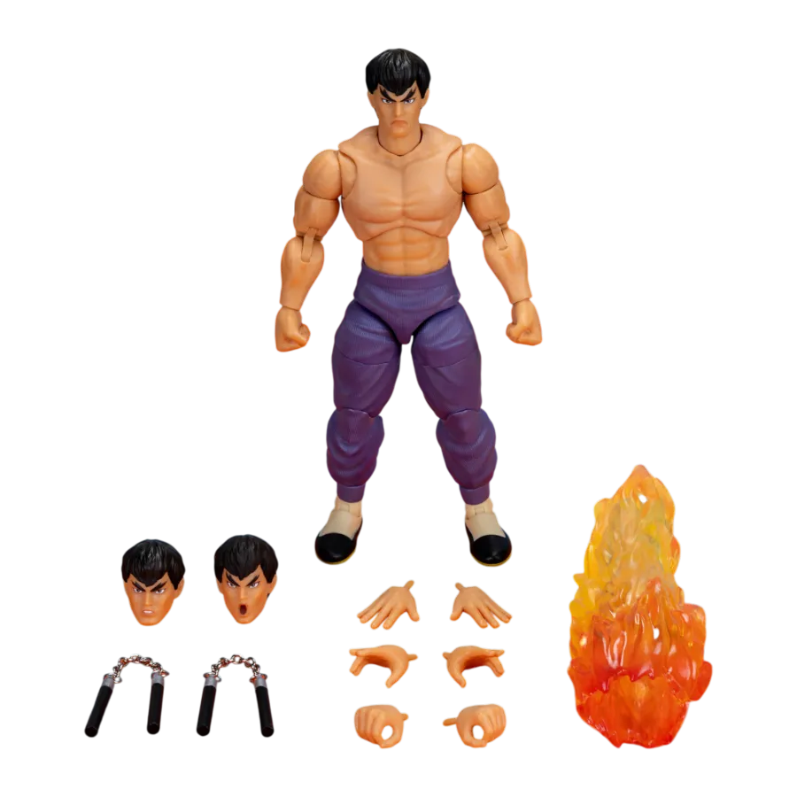 JAD35553 Street Fighter - Fei Long (P2) Deluxe 6" Action Figure - Jada Toys - Titan Pop Culture