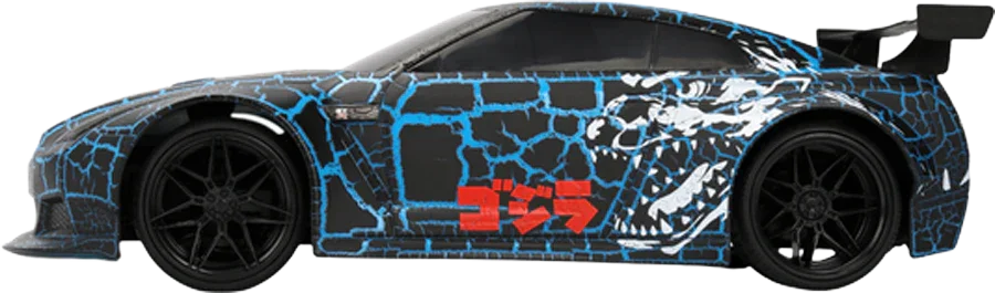 Hollywood Rides - Godzilla 2009 Nissan GT-R (R35) 1:16 Scale Remote Control Car