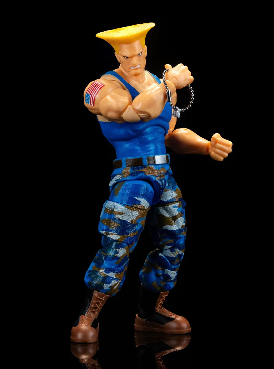 JAD36099 Street Fighter II - Guile (Player 2) 6" Figure - Jada Toys - Titan Pop Culture