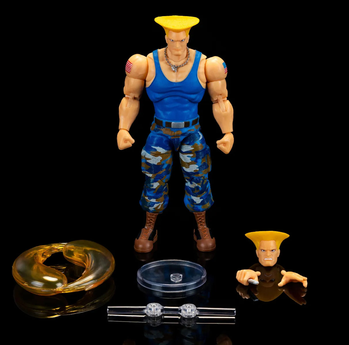 JAD36099 Street Fighter II - Guile (Player 2) 6" Figure - Jada Toys - Titan Pop Culture