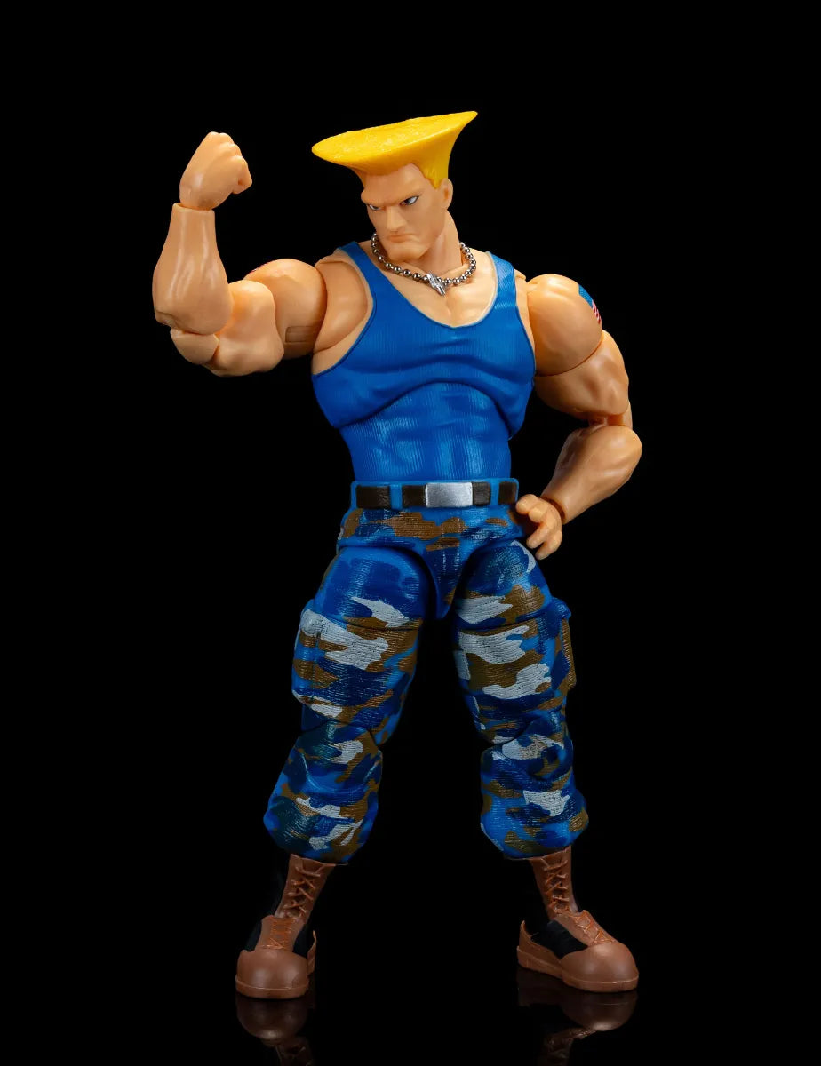 JAD36099 Street Fighter II - Guile (Player 2) 6" Figure - Jada Toys - Titan Pop Culture