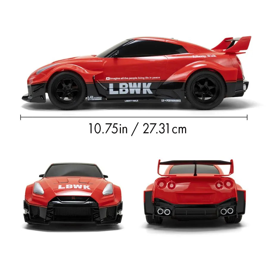 JAD36799 GT Racing - 2020 Nissan GT-R {R35} Liberty Walk 1:16 Scale Remote Control Car - Jada Toys - Titan Pop Culture