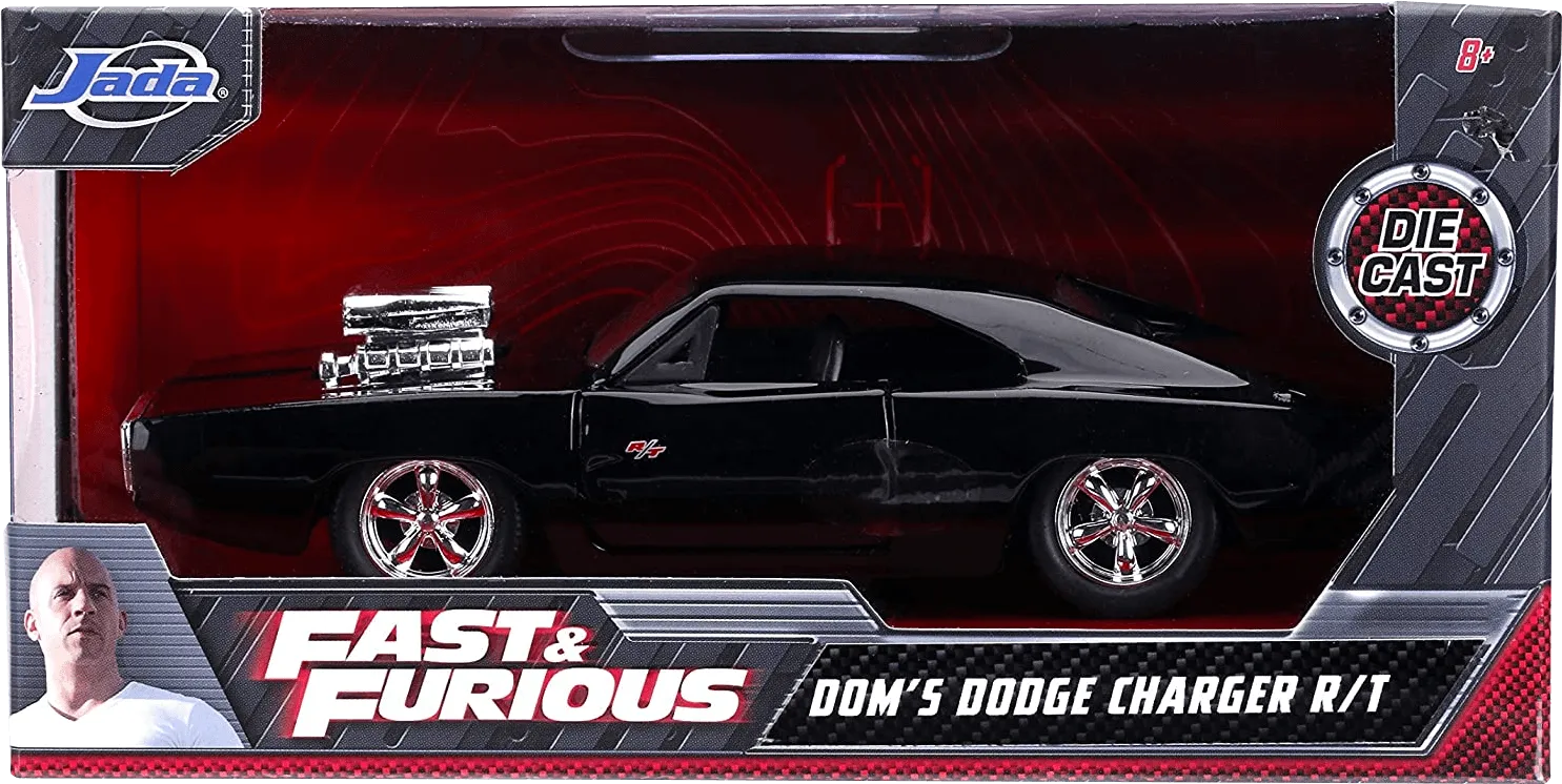 JAD97042 Fast and Furious - 1970 Dodge Charger Street 1:32 Scale Hollywood Ride - Jada Toys - Titan Pop Culture