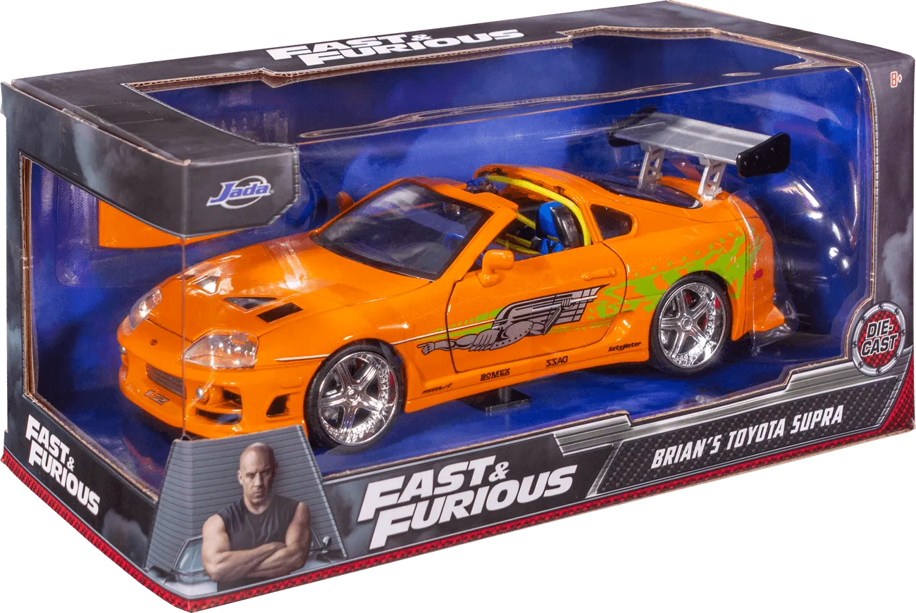 JAD97168 Fast and Furious - '95 Toyota Supra OR 1:24 Scale Hollywood Ride - Jada Toys - Titan Pop Culture