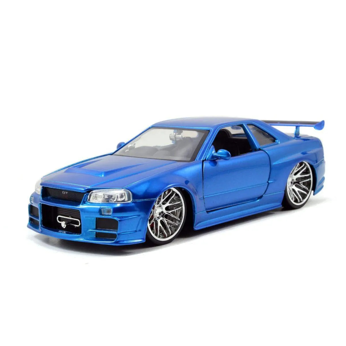JAD97173 Fast and Furious - '02 Nissan Skyline GT-R R34 1:24 Scale Hollywood Ride - Jada Toys - Titan Pop Culture