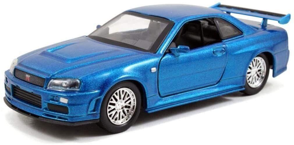 JAD97185 Fast and Furious - 2002 Nissan Skyline GTR R34 Blue 1:32 Scale Hollywood Ride - Jada Toys - Titan Pop Culture