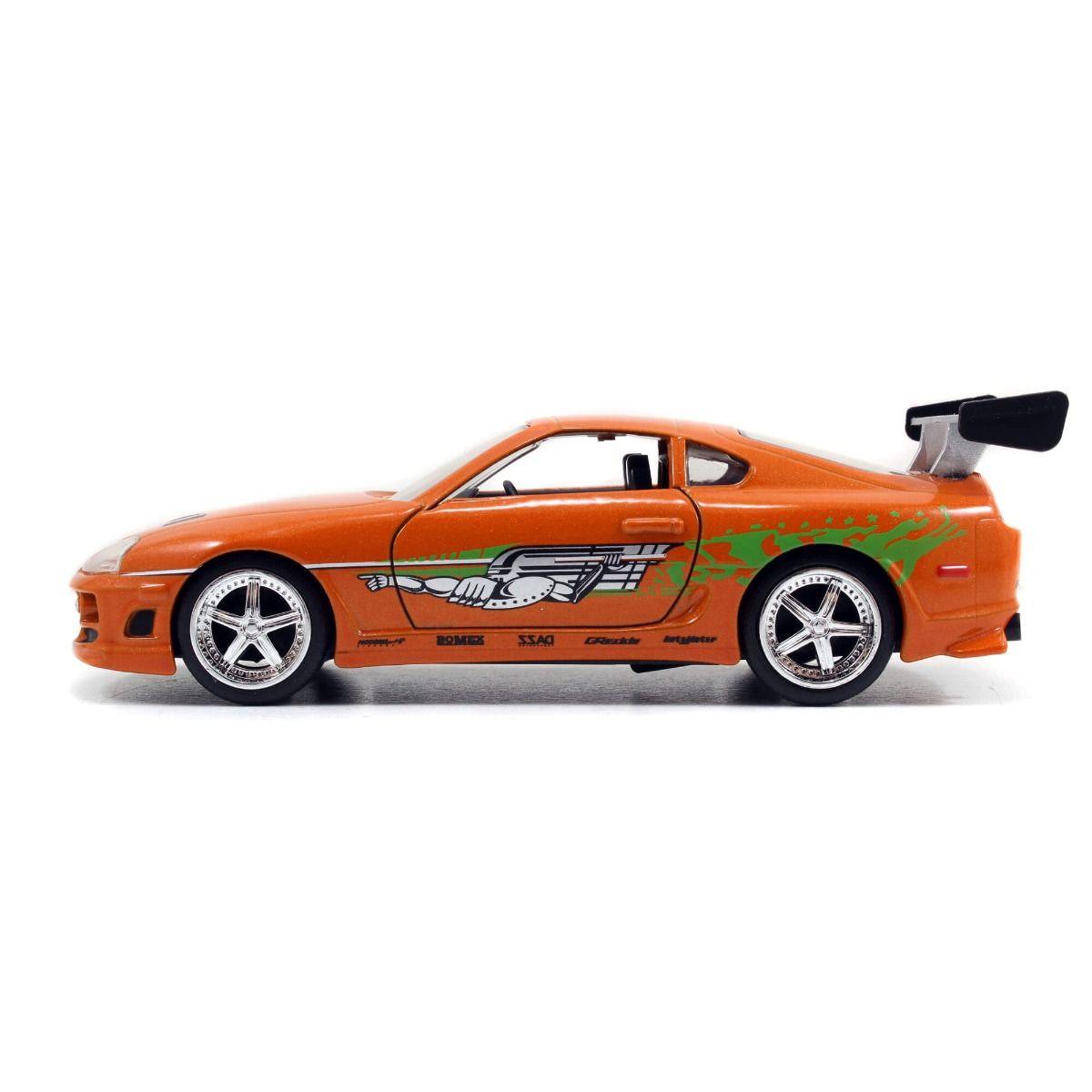 JAD97345 Fast and Furious - 1995 Toyota Supra Orange 1:32 Scale Hollywood Ride - Jada Toys - Titan Pop Culture