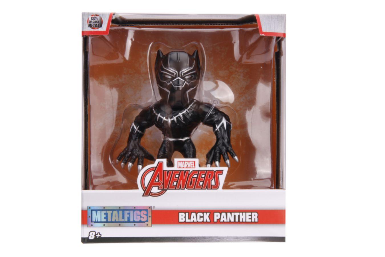 JAD97782 Avengers - Black Panther 4" Diecast MetalFig - Jada Toys - Titan Pop Culture