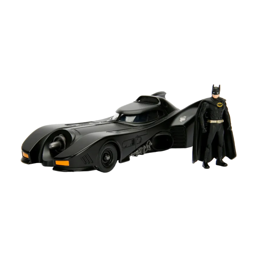 JAD98260 Batman (1989) - Batmobile 1:24 with Batman - Jada Toys - Titan Pop Culture
