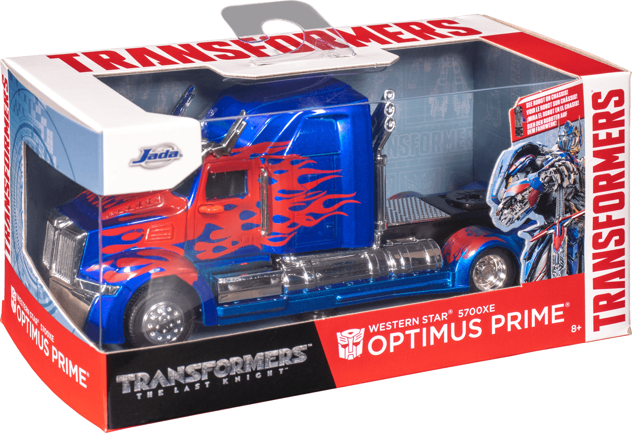 JAD98398 Transformers (2007) - Optimus Prime Western Star Truck Free Rolling 1:32 Scale Hollywood Ride - Jada Toys - Titan Pop Culture