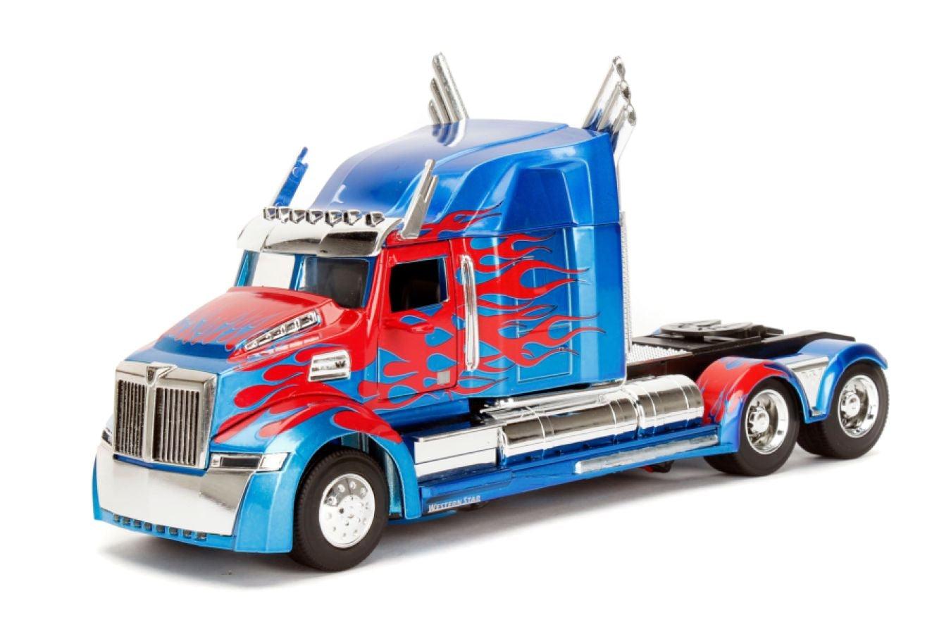 JAD98403 Transformers 5: The Last Knight - Optimus Prime Western Star 1:24 Hollywood Ride - Jada Toys - Titan Pop Culture