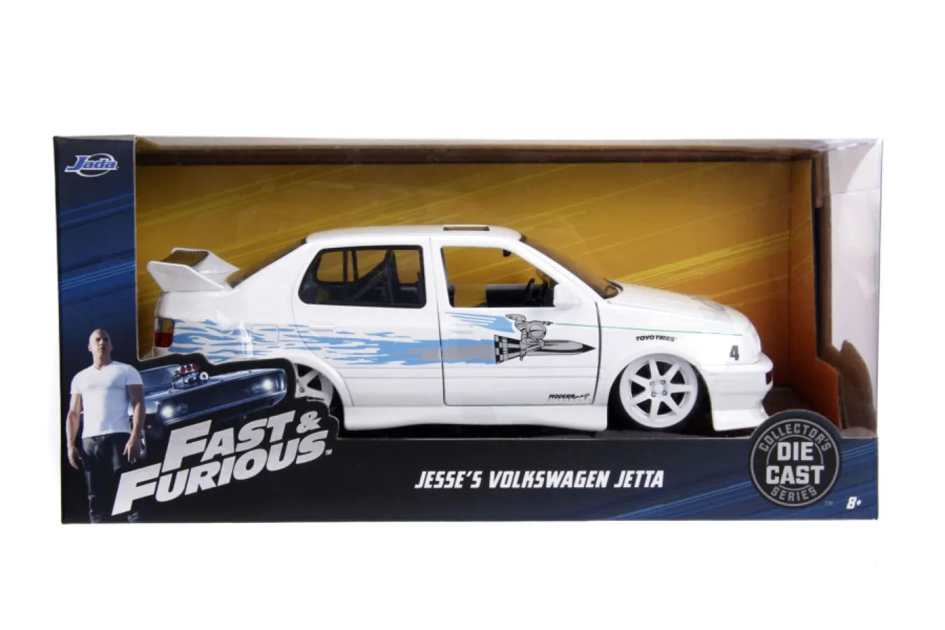 JAD99591 Fast and Furious - 1995 Volkswagon Jetta 1:24 Scale Hollywood Ride - Jada Toys - Titan Pop Culture
