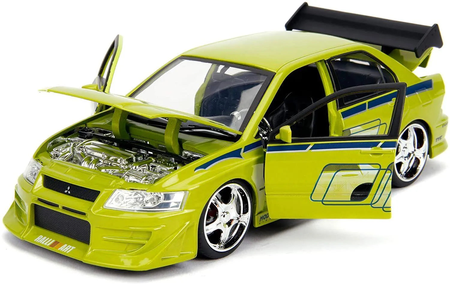 JAD99788 Fast and Furious - Brian's 2002 Mitsubishi Lancer Evolution VII 1:24 Scale Hollywood Ride - Jada Toys - Titan Pop Culture