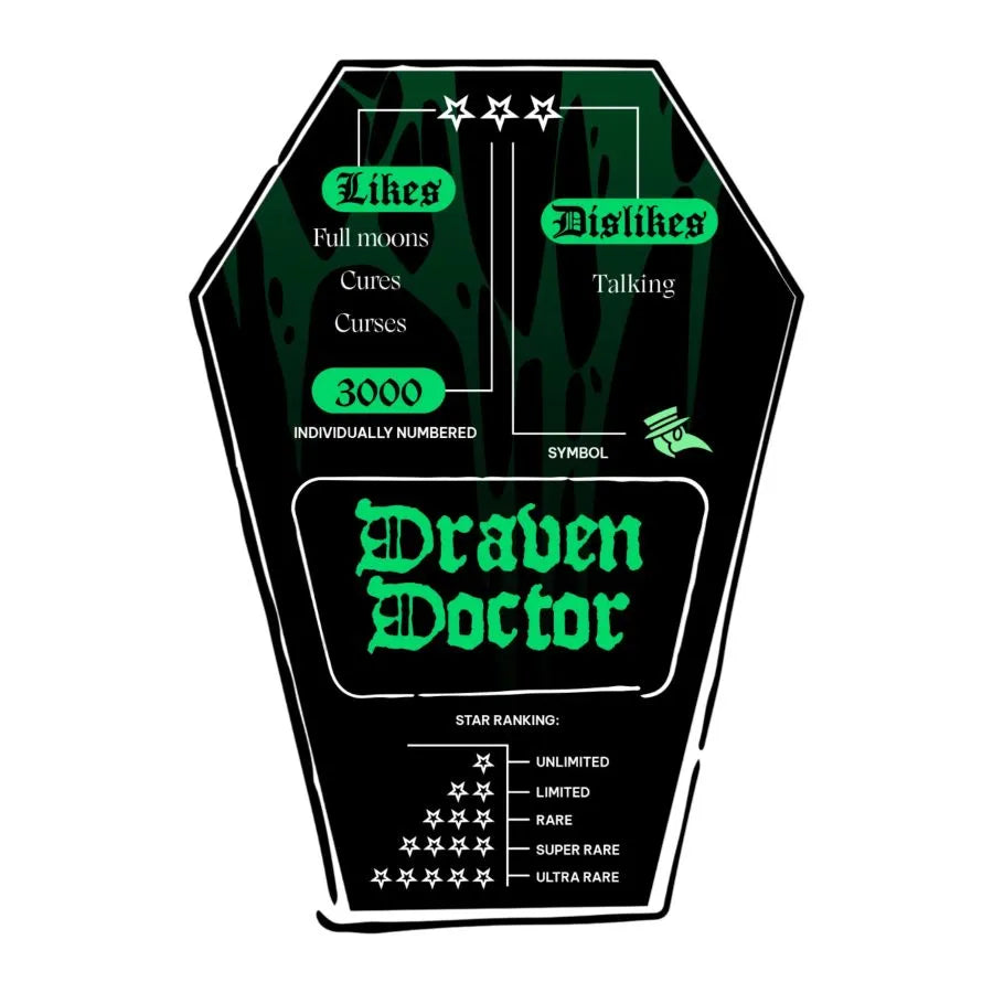 KILKSRA012465 Kreeptures - Doctor Draven Plush Toy - Killstar - Titan Pop Culture