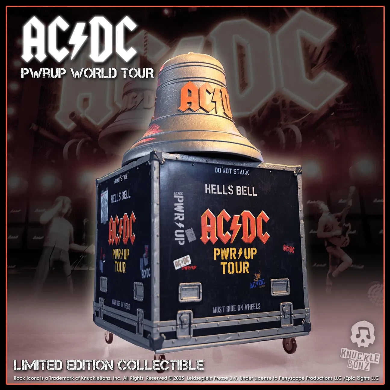 KNUACDCBELL200PWR AC/DC - Pwr Up Tour Hells Bells Statue - KnuckleBonz - Titan Pop Culture