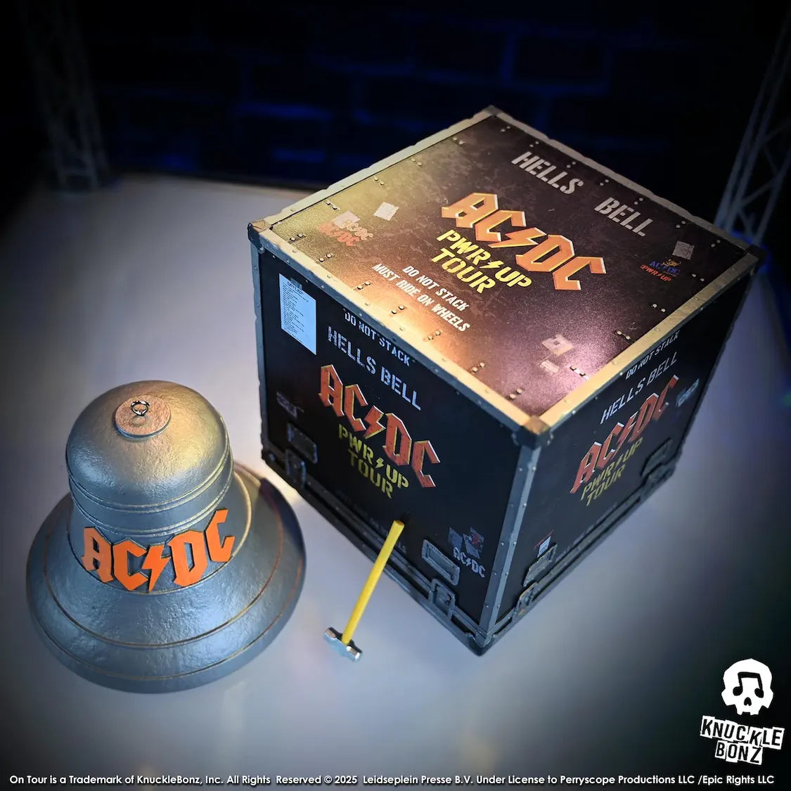 KNUACDCBELL200PWR AC/DC - Pwr Up Tour Hells Bells Statue - KnuckleBonz - Titan Pop Culture