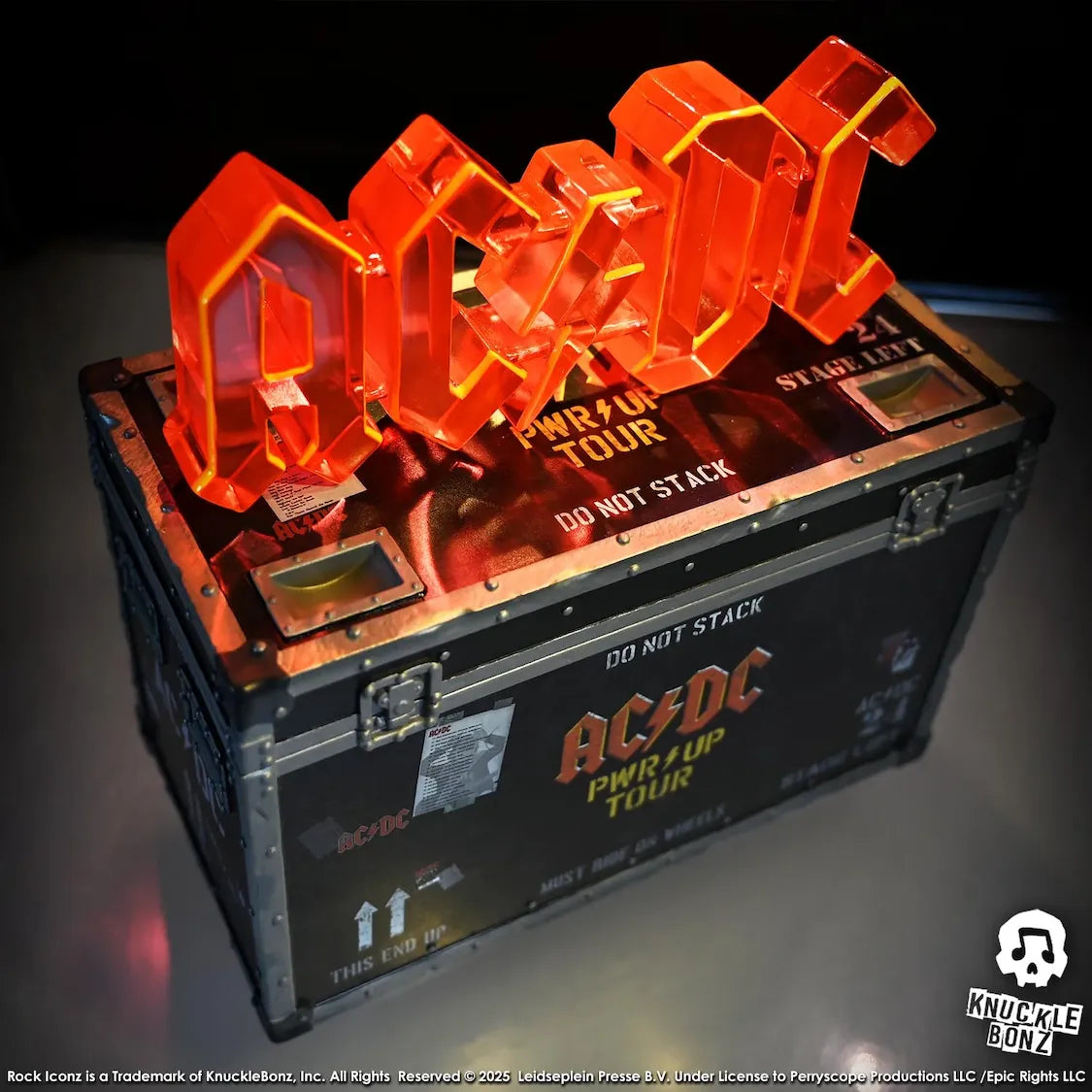 KNUACDCRC200PWR AC/DC - Pwr Up Tour Road Case Statue - KnuckleBonz - Titan Pop Culture