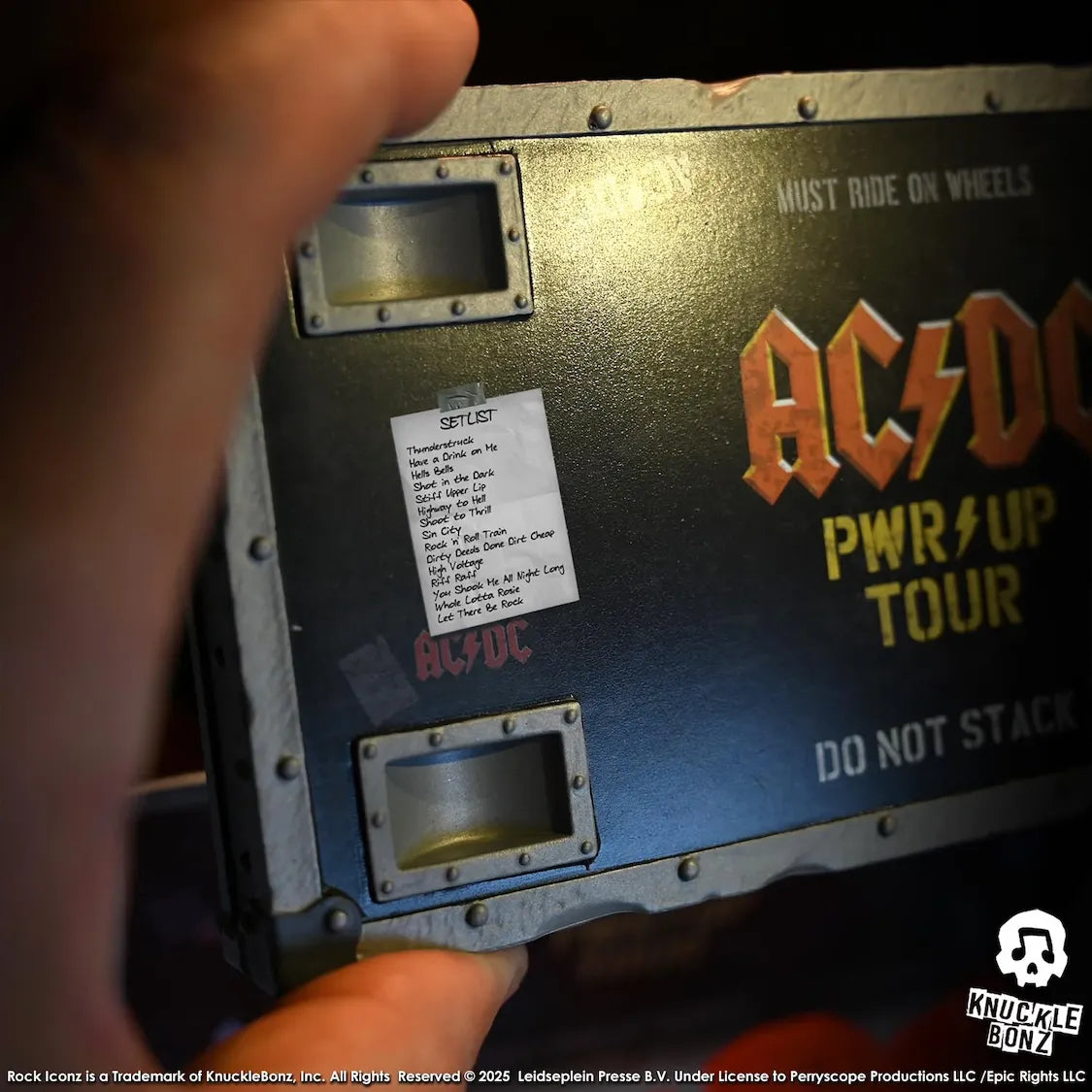 KNUACDCRC200PWR AC/DC - Pwr Up Tour Road Case Statue - KnuckleBonz - Titan Pop Culture