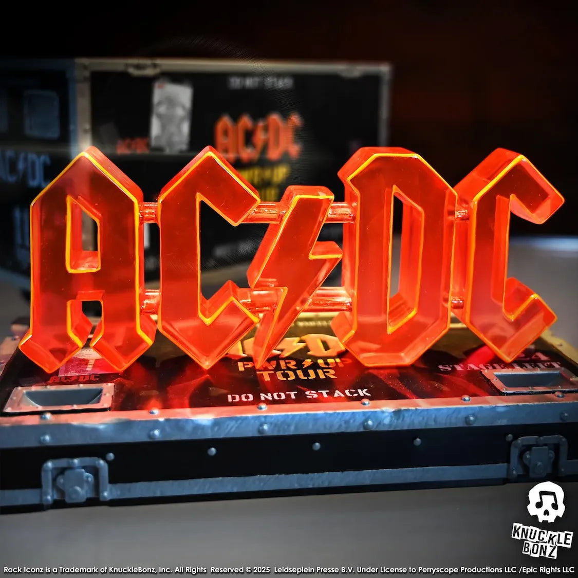 KNUACDCRC200PWR AC/DC - Pwr Up Tour Road Case Statue - KnuckleBonz - Titan Pop Culture