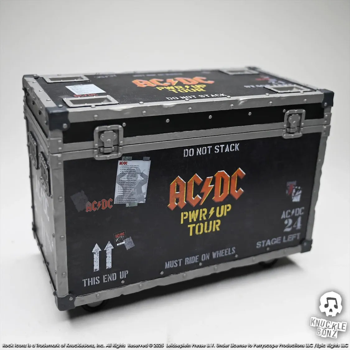 KNUACDCRC200PWR AC/DC - Pwr Up Tour Road Case Statue - KnuckleBonz - Titan Pop Culture
