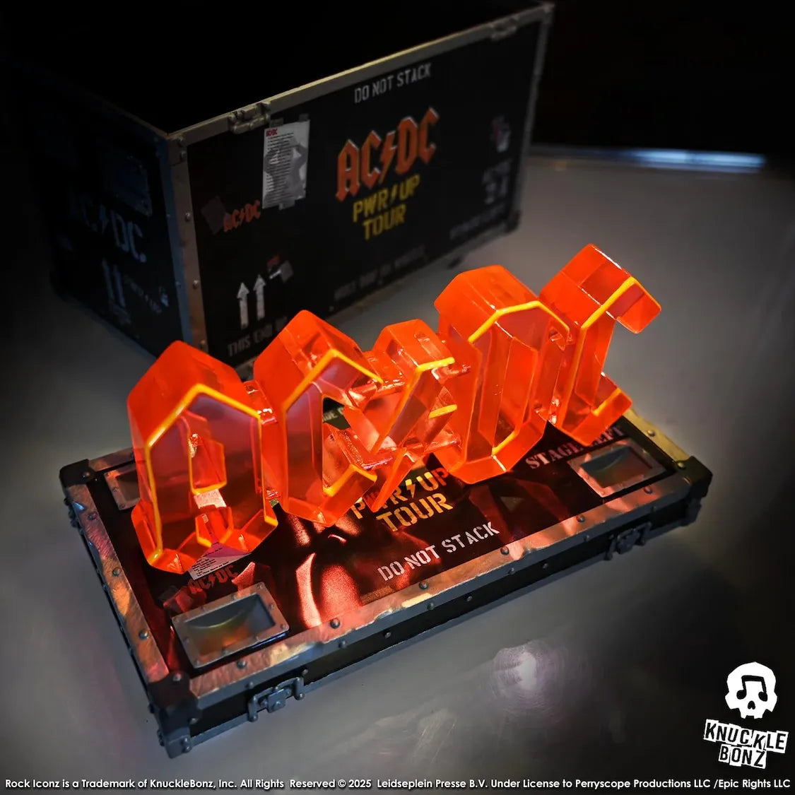 KNUACDCRC200PWR AC/DC - Pwr Up Tour Road Case Statue - KnuckleBonz - Titan Pop Culture