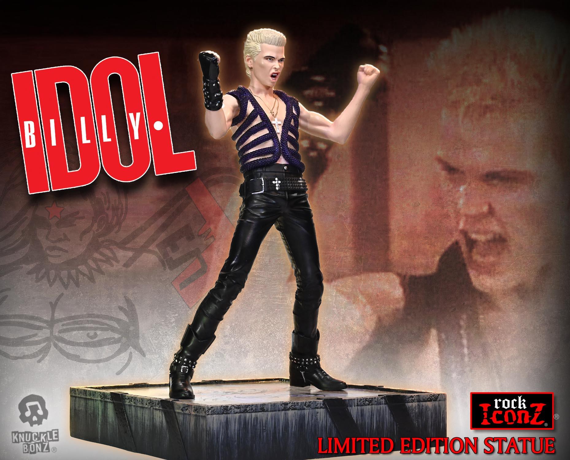 KNUBIDOL200 Billy Idol - Rock Iconz Statue 2nd Edition - KnuckleBonz - Titan Pop Culture